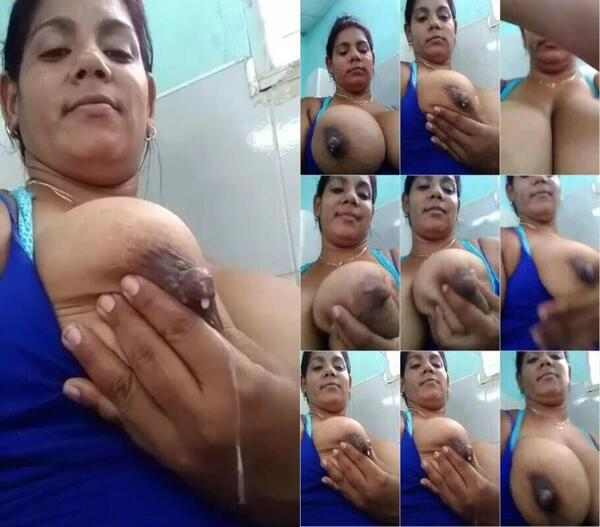 Mature desi bhabi porn showing milky big boobs leaked mms