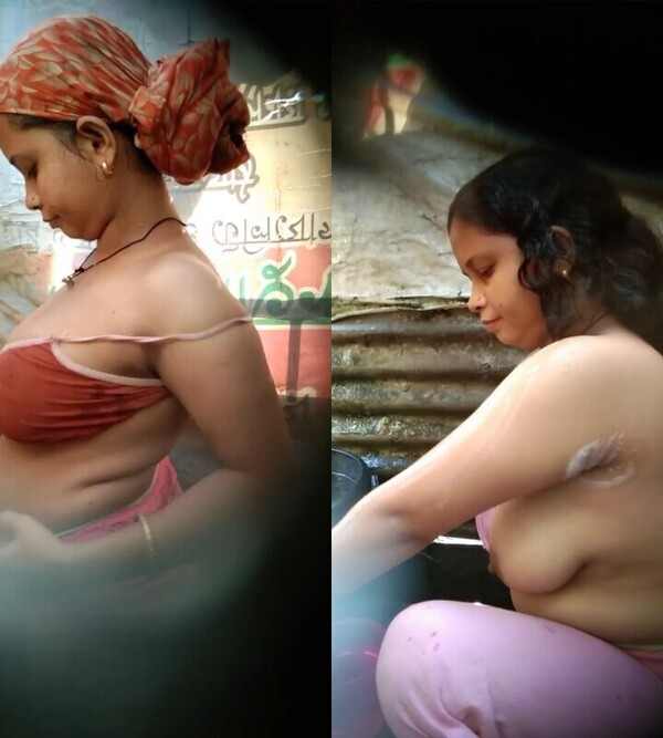 Village big boobs sexy bhabhi xxx bathing hidden captured leaked