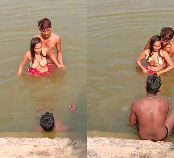 bf indian video horny sexy couples enjoy in river leaked mms