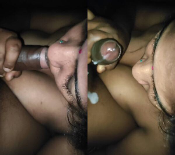 Beautiful horny desi bhabhi bf blowjob cum out nude mms HD