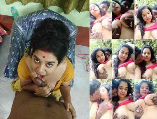 indian desi porn bengali boudi boob pressed in jungle leaked