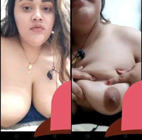 BBW milf hot beauty xxx mom showing her huge boobs MMS