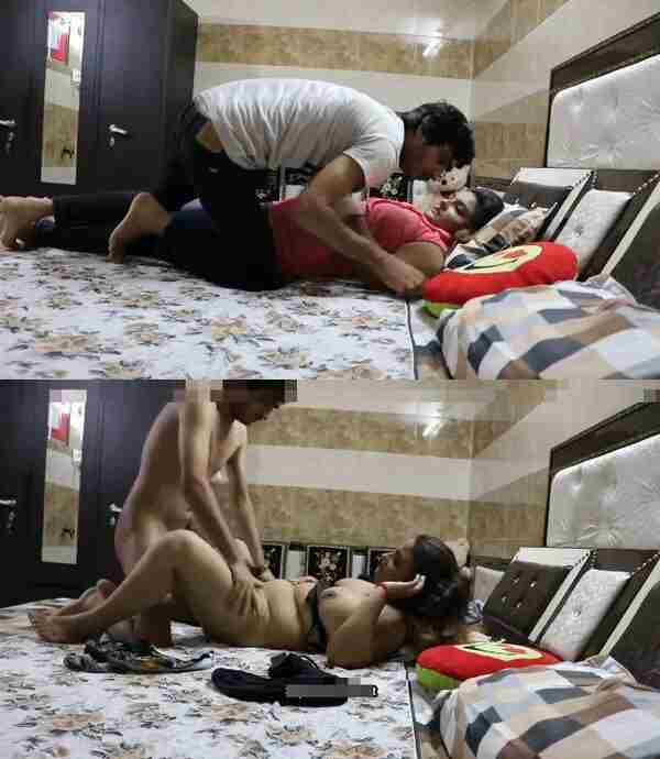 Beautiful sexy lover couple indian xxx bf getting fuck in hotel mms