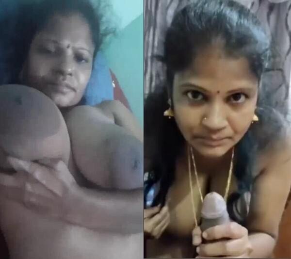 Desi BBW Milf nude indian aunty big boobs sucking bf cock mms