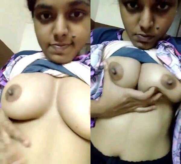 Beautiful horny desi girl best desi porn playing her tits mms HD
