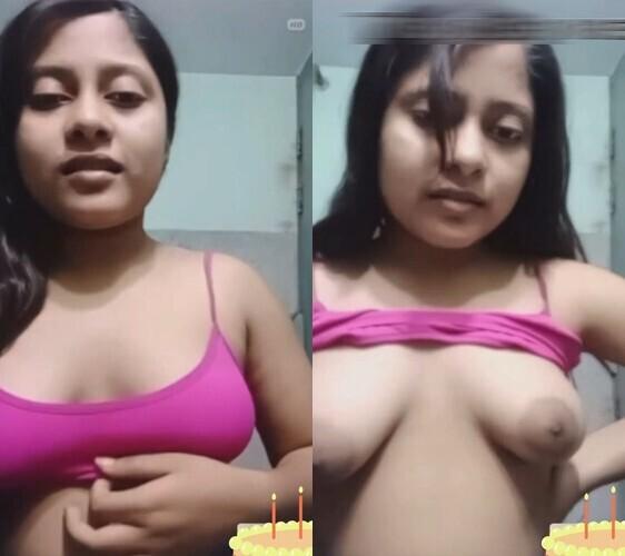Very cute babe indian gf porn make nude video for bf mms