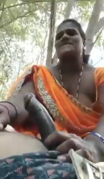 Mature horny hindi aunty sexy enjoy big cock in jungle