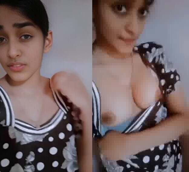 Extremely 18 cute babe indian porn mms show boobs