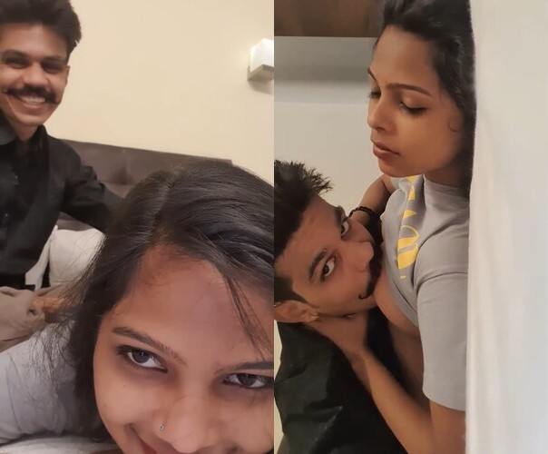 Very beautiful horny lover couple xx video indian sucking fucking HD