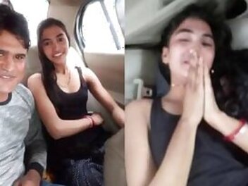 Very cute 18 lover couple indian real porn enjoy in car mms