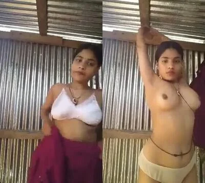 Desi village girl xxx deshi video showing her nice tits bf mms