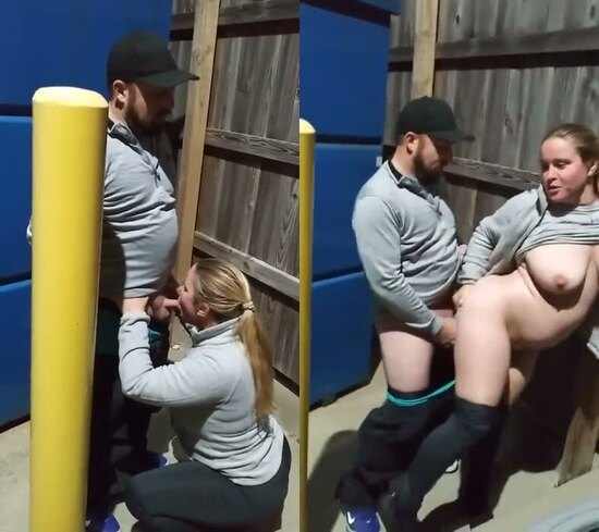 Couple caught fucking www xvideo con outside of work of coworker