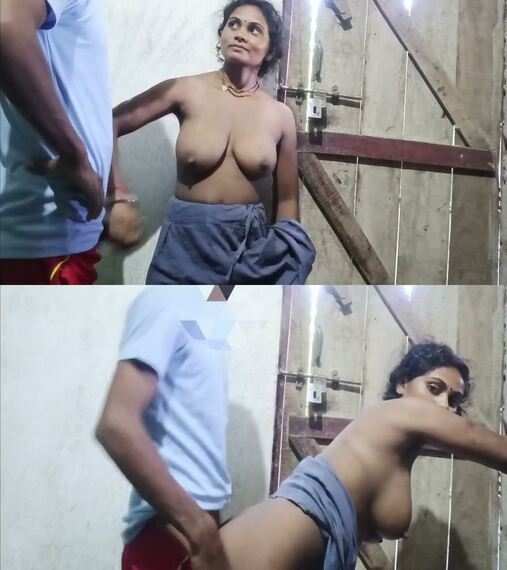 Desi amateur village big tits hot porn bhabi doggy fucked dever