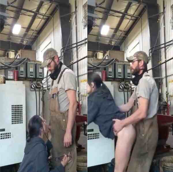 Garrage owner daughter 18 porn suck and fucked by mechanic